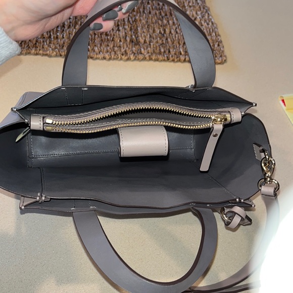 Brand: Kate Spade. Color: Light Gray. Size: 10” (L), 8” (H) - Picture 3 of 4
